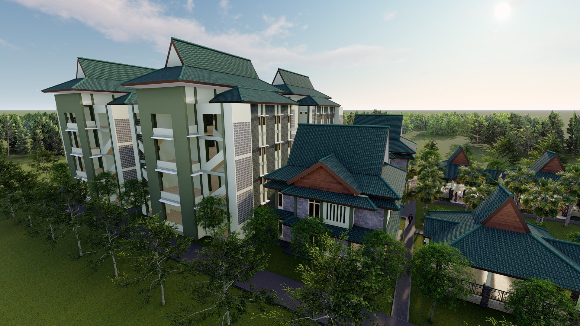 Rancangan Pondok Putra 5